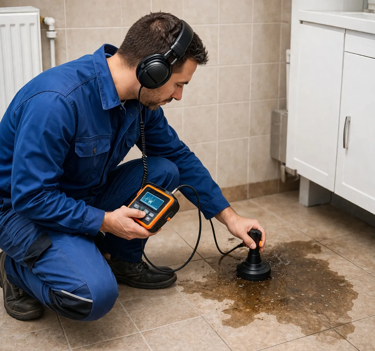 Cihazla Su Kaçağı Tespiti